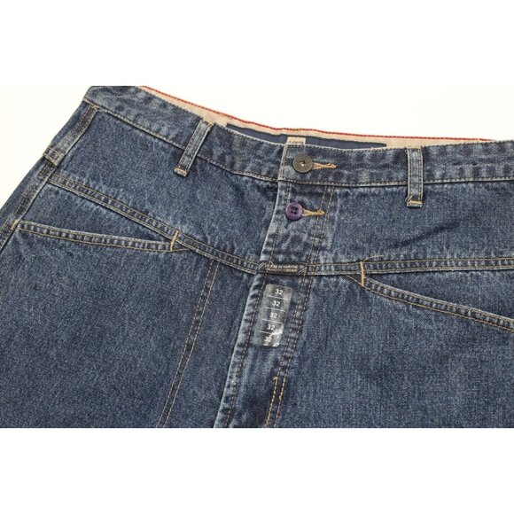 Deadstock Vintage 90s Marithe Francois Girbaud Mens 32 Loose Denim Jean Shorts - Picture 5 of 11